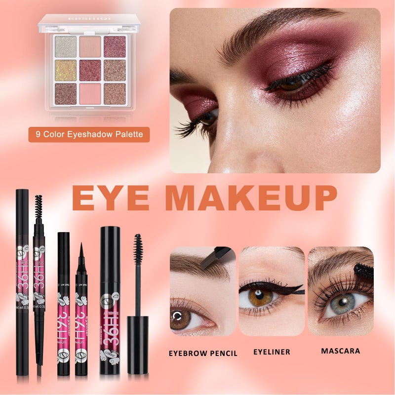 KAVCENT Makeup Set for Teens Makeup Kit for Women Full Kit Eyeshadow Palette Foundation Makeup Gift Set for Women Teen Girls Christmas Makeup Kits for Teens 13-15 - Image 4
