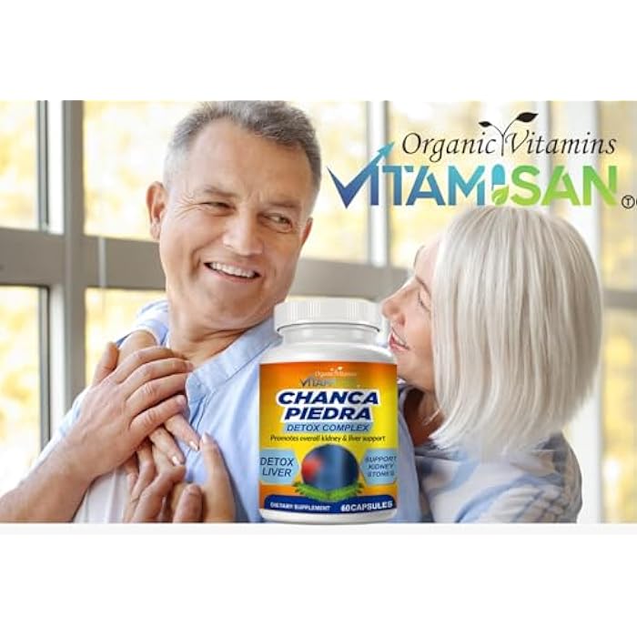VITAMISAN 2 Chanca Piedra Stone Breaker Extract 1000mg Peruvian Gallstones Liver Kidney Support 120 Capsules Total 2 Bottles Flush Impurities Cleanse Supplement - Image 3