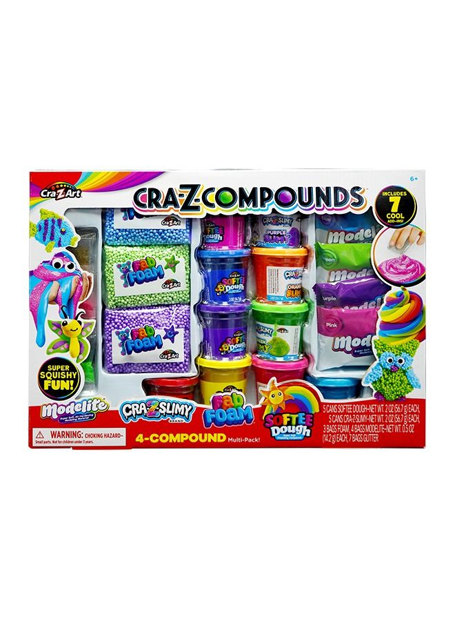 Cra-Z-Compounds 4-عبوة مركبة متعددة مع 7 ملحقات - Image 3