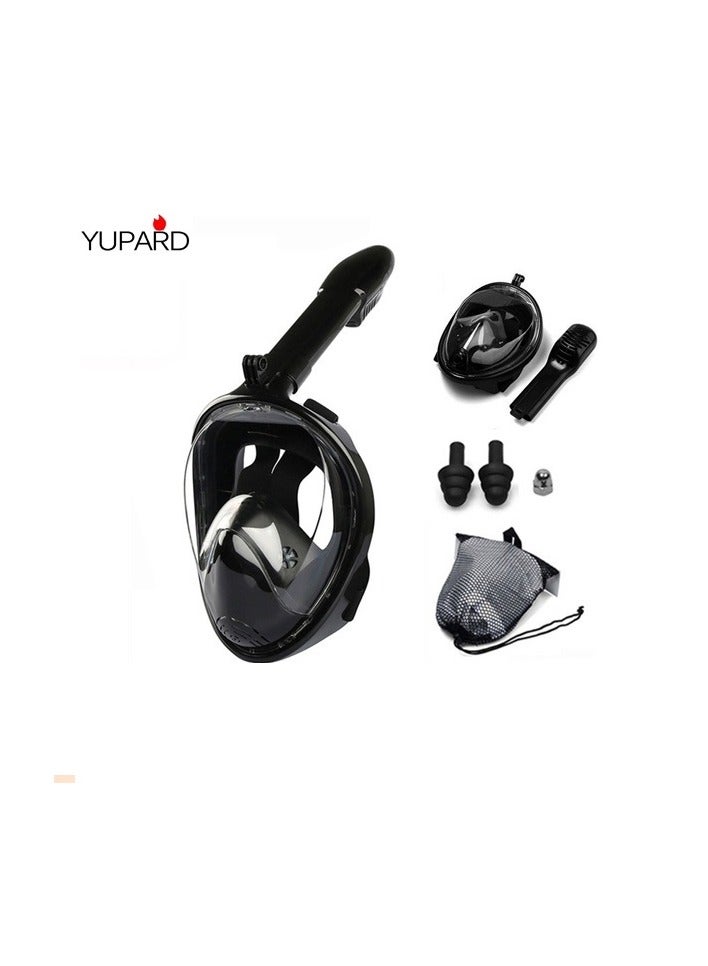 يوبارد قناع غوص مع أنبوب تنفس S/M 10 -12 أسود - Image 1
