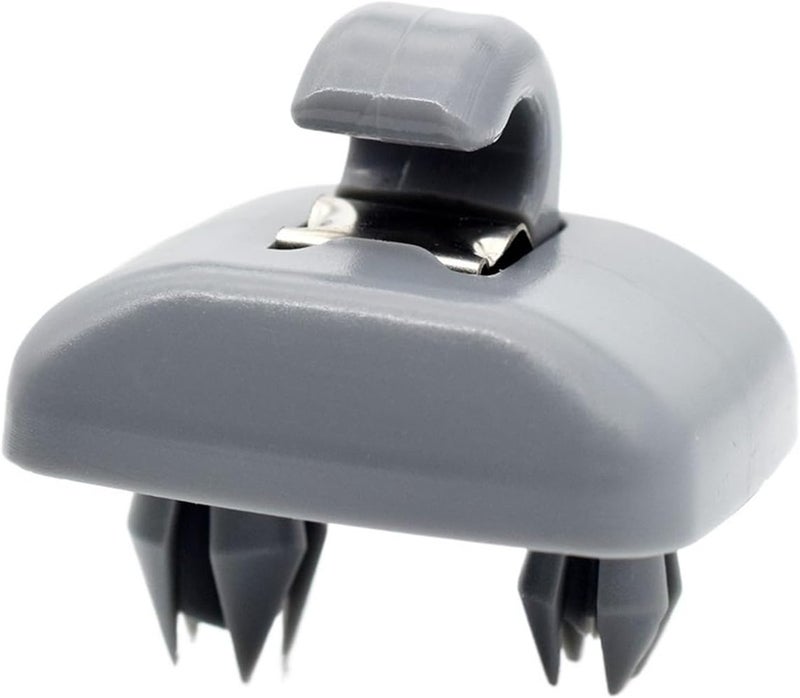 Wivplex 2Pcs Gray Car Sun Visor Clip Hook - Image 3