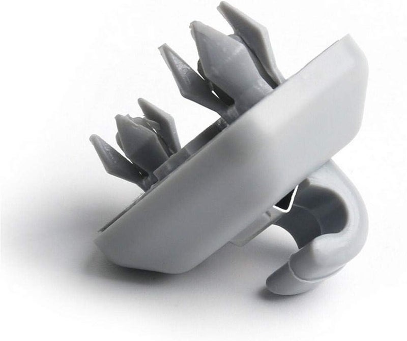 Wivplex 2Pcs Gray Car Sun Visor Clip Hook - Image 4