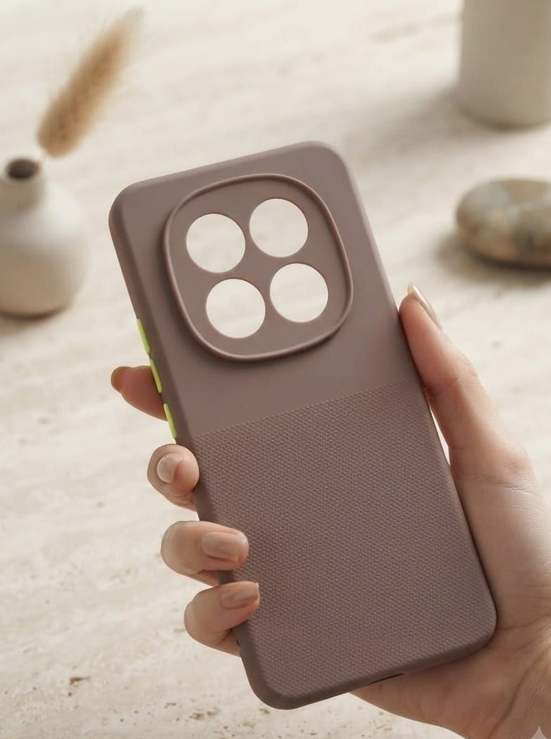 Xiaomi Redmi Note 15 Pro Plus Silicone Back Case Cover - TPU Silicone, Durable & Accurate Cut-outs - Scratch, Dust & Smudge Protection, Shockproof & Water-Proof Cover for Xiaomi Redmi Note 15 Pro Plus -Brown - Image 2
