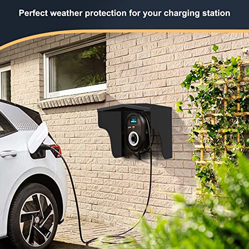 Bonnary WallBox Electric Vehicle Charging Station Protective Roof Accessories Charging Post Roof Stainless Steel Cover Weatherproof - Image 3