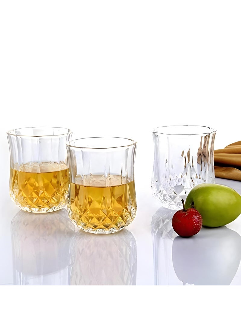 Oblivion - Oblivion Unbreakable Stylish Transparent Plastic Glasses Set, 250 ml (6 pcs) - BPA Free, Shatterproof, Stackable, Ideal for Water/Juice - Image 1
