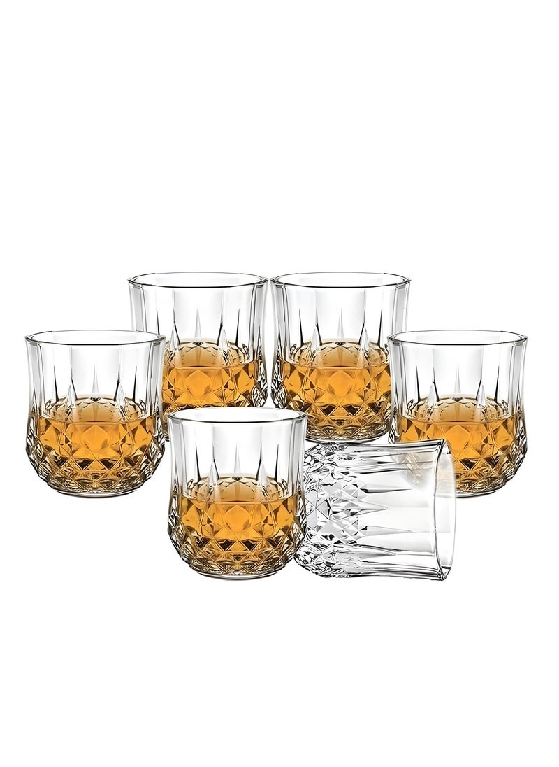 Oblivion - Oblivion Unbreakable Stylish Transparent Plastic Glasses Set, 250 ml (6 pcs) - BPA Free, Shatterproof, Stackable, Ideal for Water/Juice - Image 1