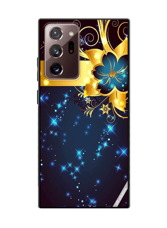VR CREATIVE غطاء حماية لهاتف سامسونج جالاكسي نوت20 ألترا 5G بتصميم زهور متعدد الألوان - Image 1