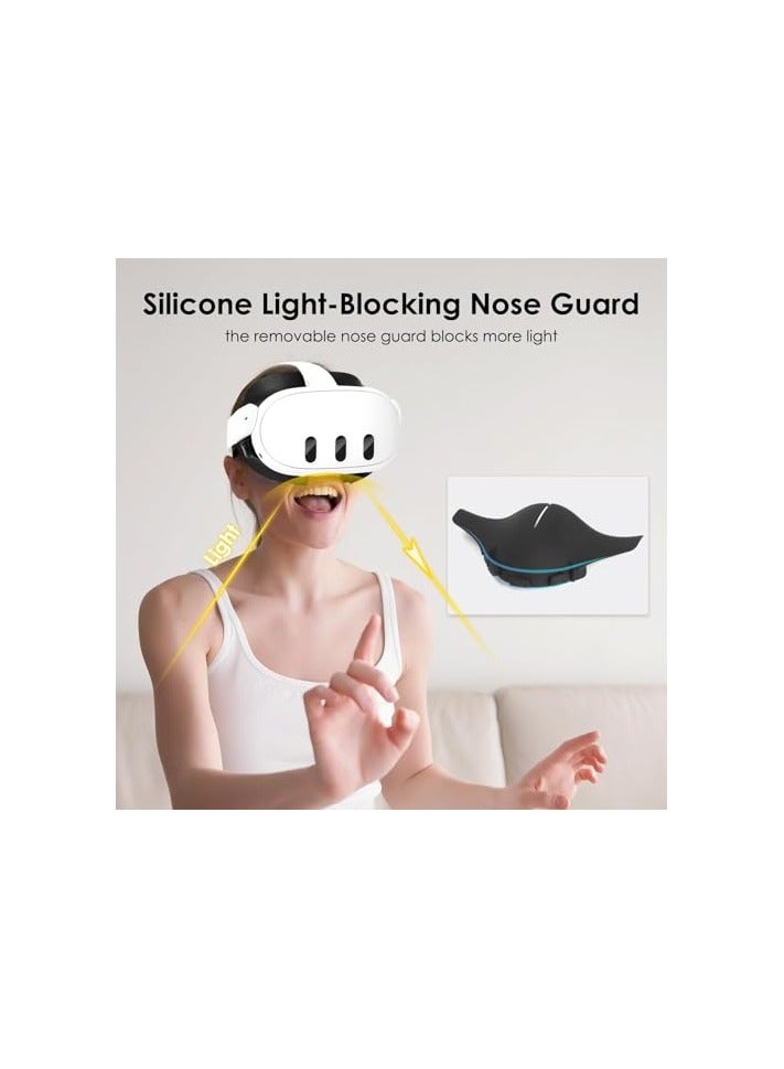 erorex VR Facial Interface Bracket & Foam Face Pad for Quest 3,Sweat-Proof Face Pad Cover Replacement - Image 3