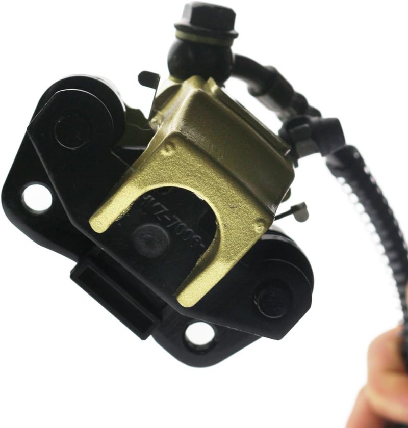 PRO BAT Front Hydraulic Twin Disc Brake Calipers Assembly with 4 Stud Disc Brake Plates for 50cc to 125cc UTV ATV - Image 5