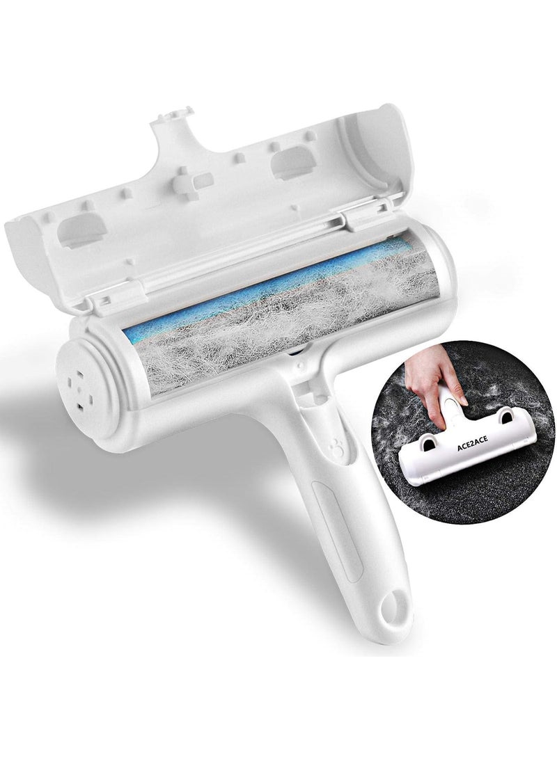 Saudi Select Pet Hair Remover Roller, Reusable Animal Hair Removal Brush for Dogs and Cats, Self Clean Pet Fur from Carpet, Furniture, Rugs, Laundry, Clothes and Bedding, Sofa - Image 1