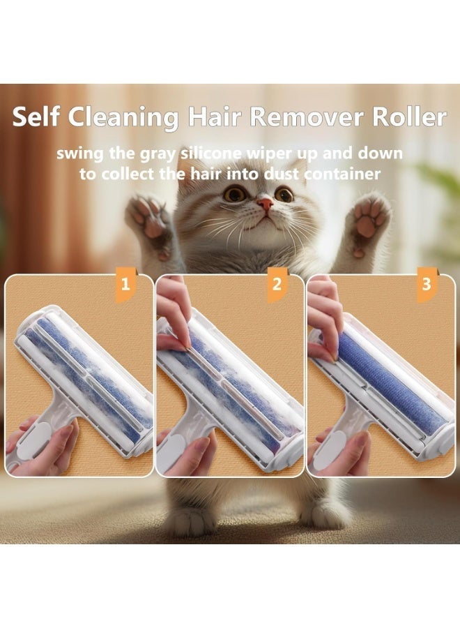 Saudi Select Pet Hair Remover Roller, Reusable Animal Hair Removal Brush for Dogs and Cats, Self Clean Pet Fur from Carpet, Furniture, Rugs, Laundry, Clothes and Bedding, Sofa - Image 3