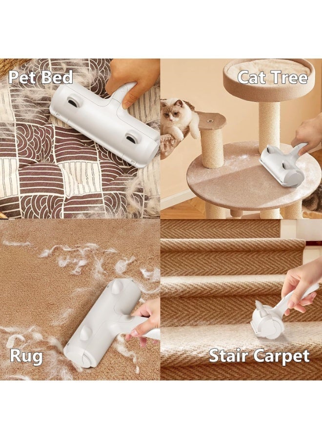 Saudi Select Pet Hair Remover Roller, Reusable Animal Hair Removal Brush for Dogs and Cats, Self Clean Pet Fur from Carpet, Furniture, Rugs, Laundry, Clothes and Bedding, Sofa - Image 2