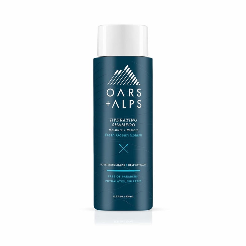 Oars  Alps Mens Sulfate Free Hydrating Shampoo Infused with Kelp and Algae Extracts Fresh Ocean Splash 135 Fl Oz