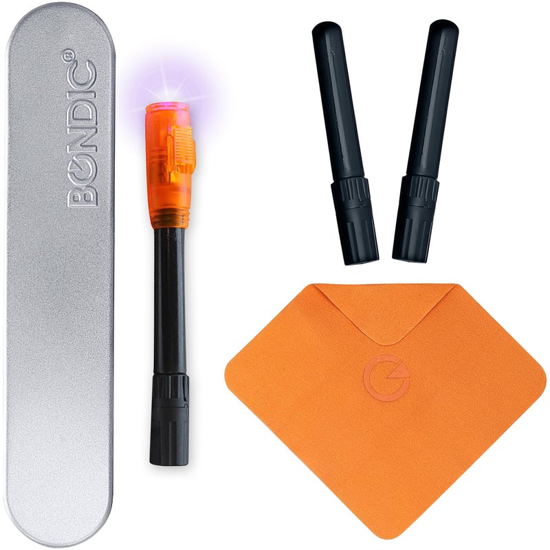 BONDIC طقم لحام البلاستيك السائل Bondic Pro UV، لاصق فائق الأشعة فوق البنفسجية، إصلاح البلاستيك للمنزل، لاصق مجوهرات للإيبوكسي الزجاجي - Image 1