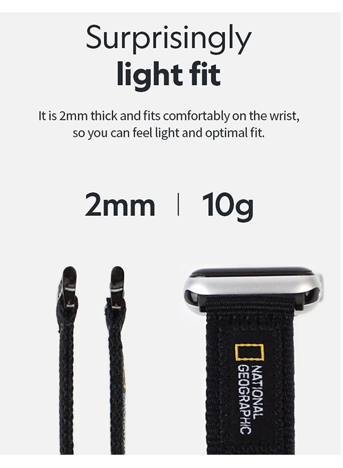 ناشيونال چيوغرافيك ساعة ناشيونال جيوغرافيك الذكية بحزام الناتو 20 ملم جالاكسي - رمادي - Image 2