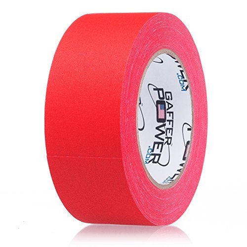 Gaffer Power Real Professional Premium Grade Gaffer Tape Made in The USA | No Residue Heavy Duty Gaffer's Tape | Floor Markings | Labelling |RED 2 in X 30 Yds - Image 1