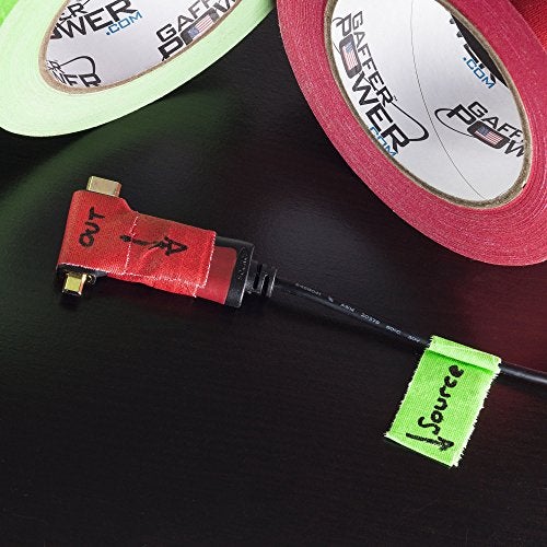Gaffer Power Real Professional Premium Grade Gaffer Tape Made in The USA | No Residue Heavy Duty Gaffer's Tape | Floor Markings | Labelling |RED 2 in X 30 Yds - Image 3