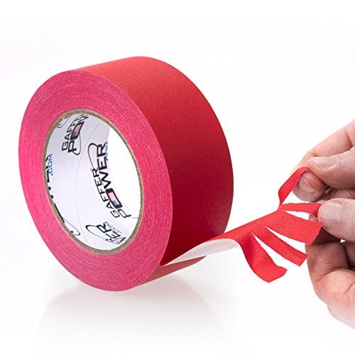 Gaffer Power Real Professional Premium Grade Gaffer Tape Made in The USA | No Residue Heavy Duty Gaffer's Tape | Floor Markings | Labelling |RED 2 in X 30 Yds - Image 2