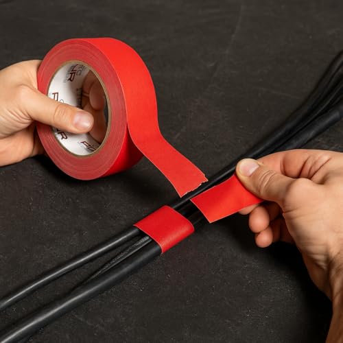 Gaffer Power Real Professional Premium Grade Gaffer Tape Made in The USA | No Residue Heavy Duty Gaffer's Tape | Floor Markings | Labelling |RED 2 in X 30 Yds - Image 5