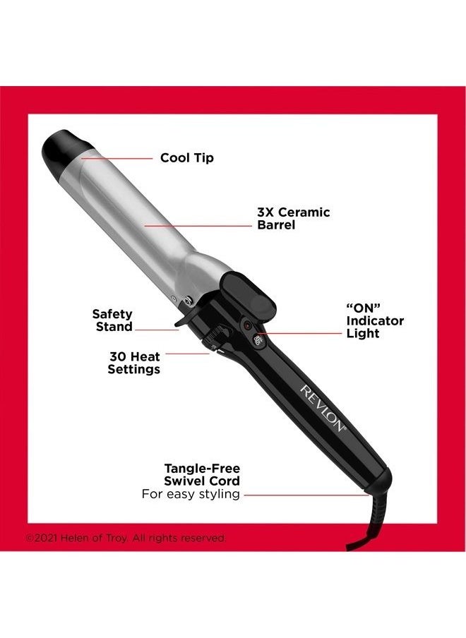 Revlon Revlon Perfect Heat Triple Ceramic Curling Iron | For Silky Smooth Loose Curls (1-1/2 in)  - Image 4