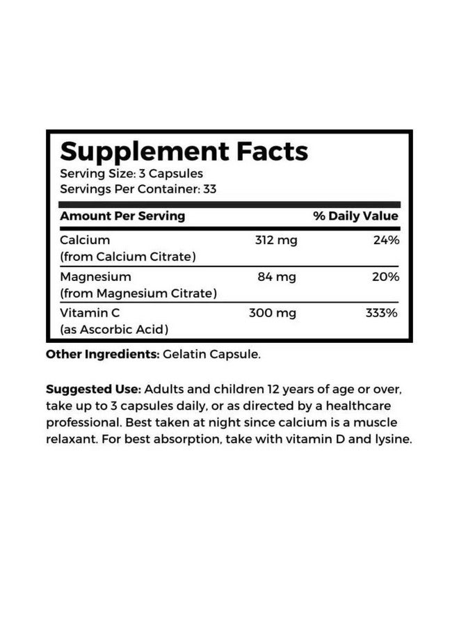 Dr Clark Store Cal-Mag Complete 2:1 Calcium-Magnesium-Vitamin C - Image 2