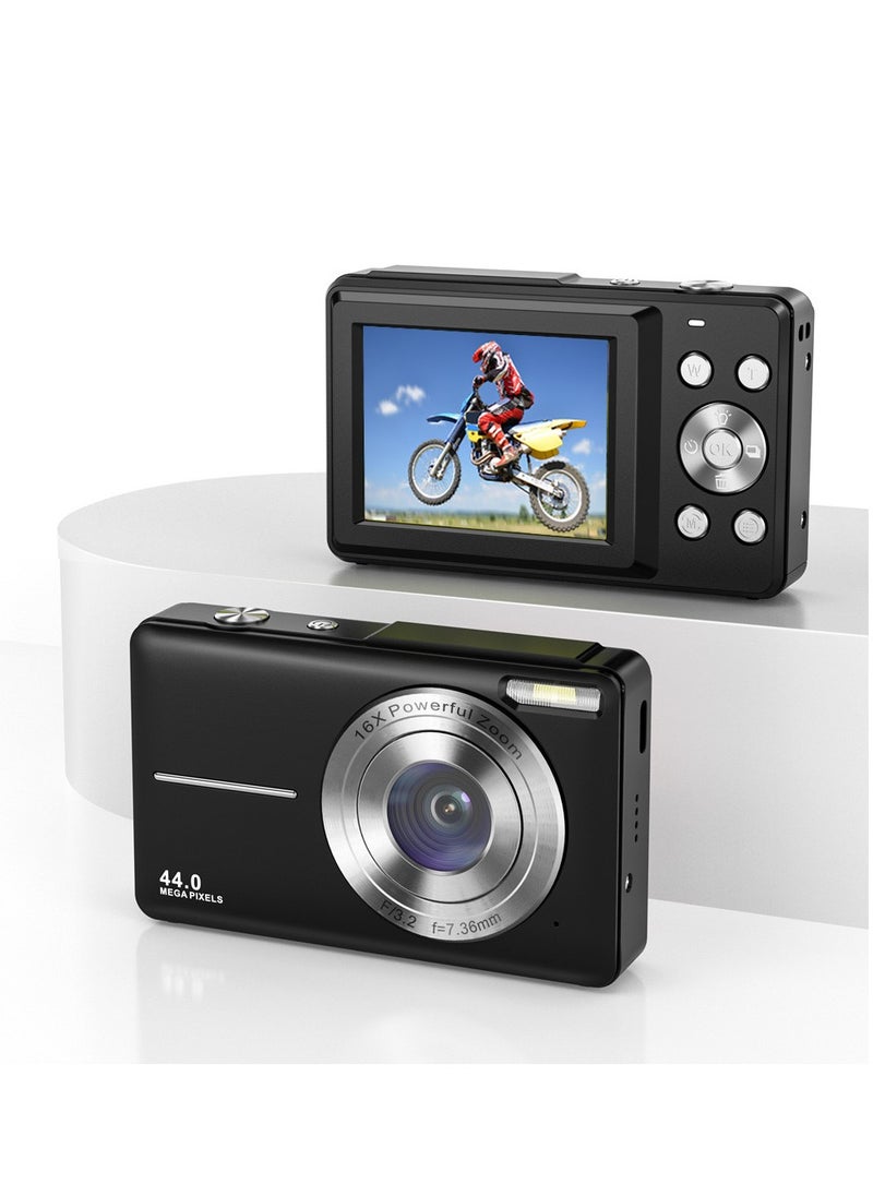 xppier Digital Camera, FHD 1080P Kids Camera, 44MP Point and Shoot Digital Cameras, 16X Zoom, Gift for Boys/Girls  - Image 1