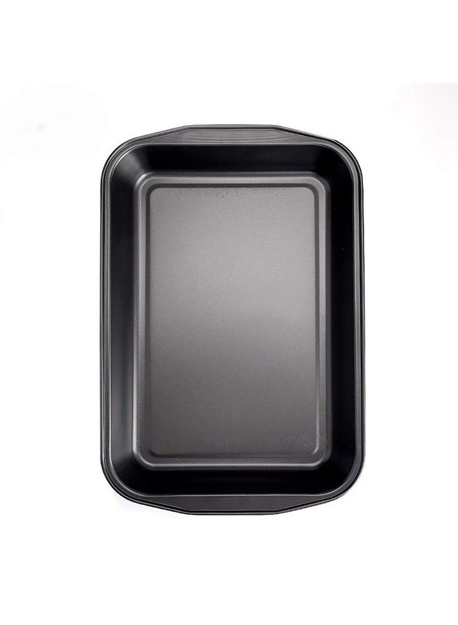 LI-GELISI Black Large Rectangular Baking Pan Carbon Steel Nonstick Cake Mold Oven Baking Pan (Size: 16 Inches Long X 11 Inches Wide X 2 Inches High) - Image 4