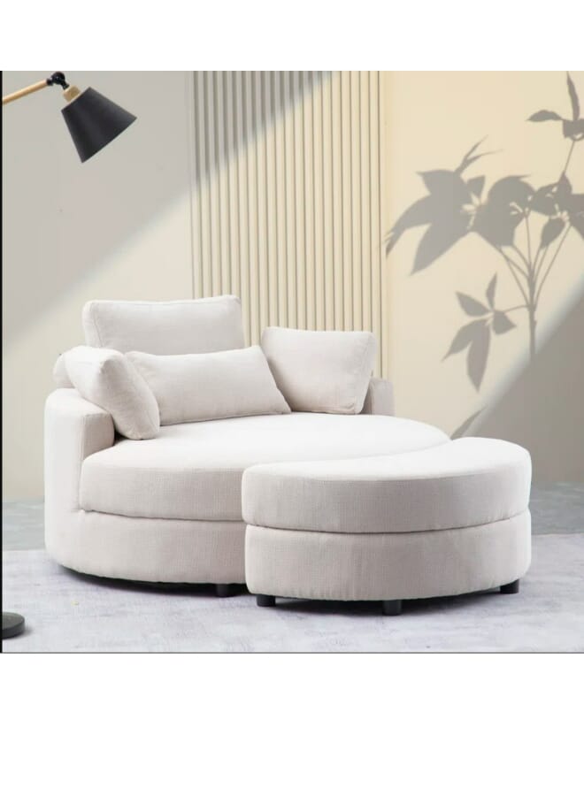 Cazanova Royal Sable Wave Accent Chair 80*80*120 cm