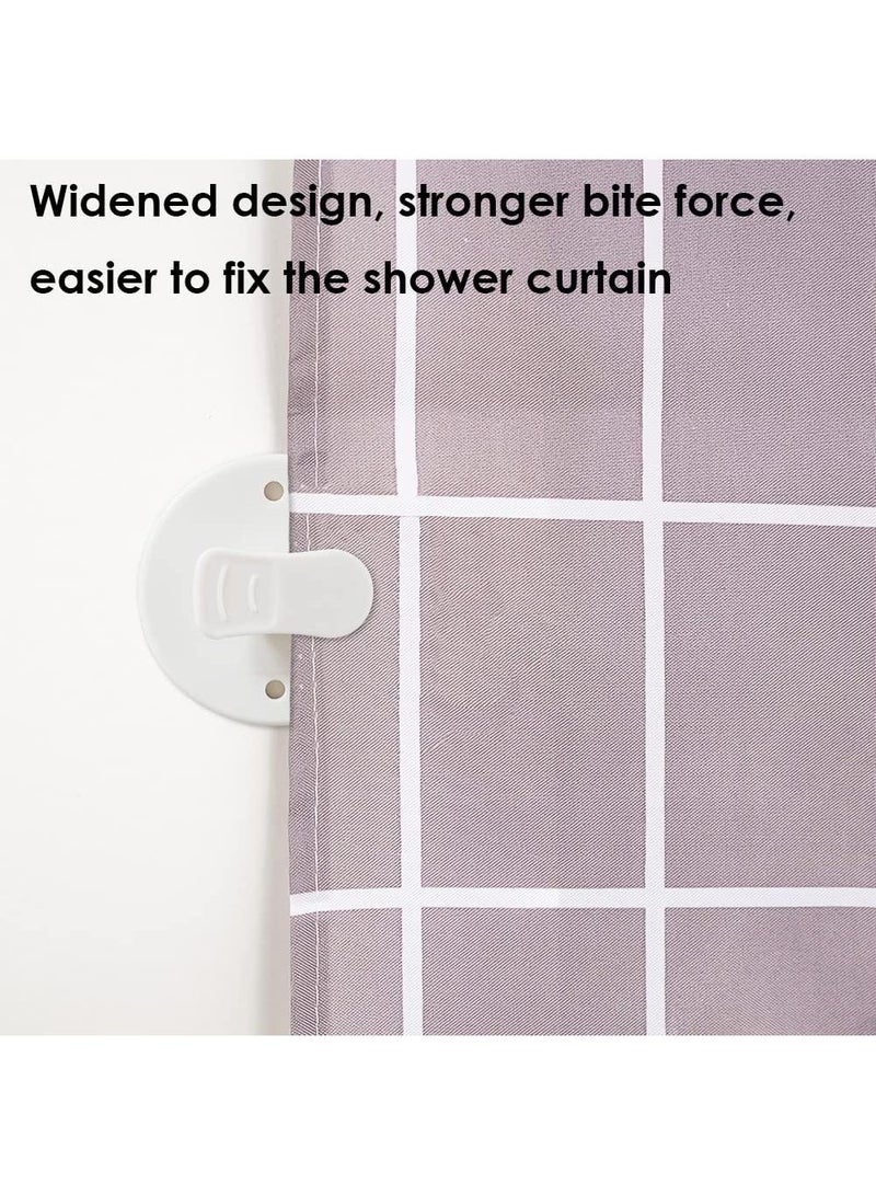 Sweet seven Shower Splash Clips - 10 Pack Self Adhesive Curtain Holders, Windproof Splash Guards, 5.5cm/2.2 inches - Image 4