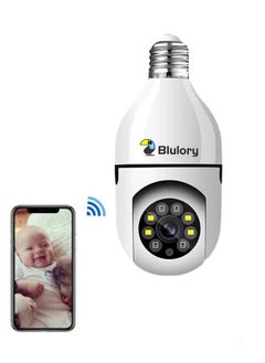Wi-Fi Security Camera with Motion Detector, Speaker, Waterproof, and 360-Degree Rotation / BLULORY YB-93 WIFI Smart Camera CCTV Security Protection Audio Record Video Surveillance Camera Wireless Indoor Outdoor