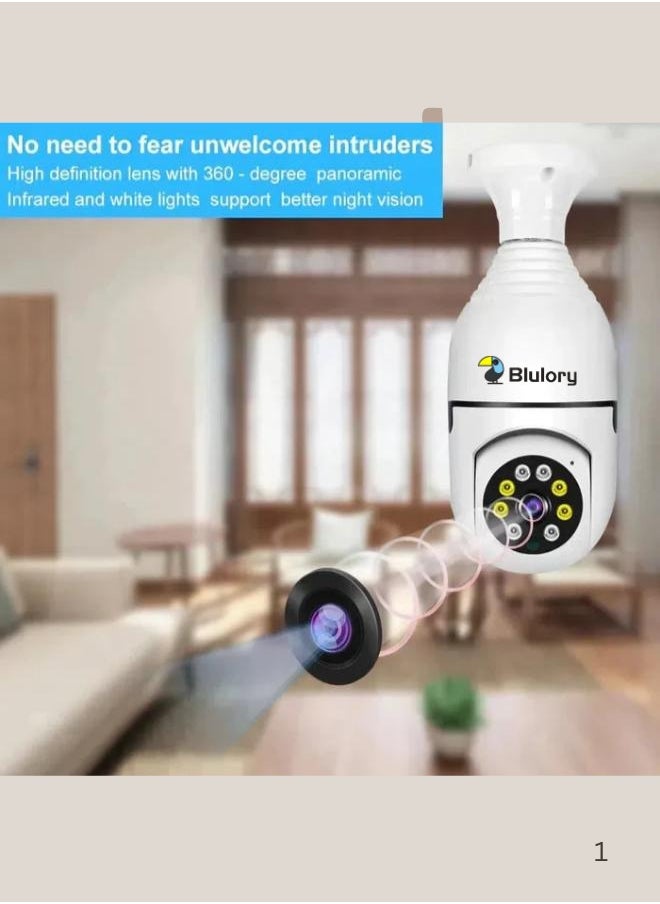 Blulory - Wi-Fi Security Camera with Motion Detector, Speaker, Waterproof, and 360-Degree Rotation / BLULORY YB-93 WIFI Smart Camera CCTV Security Protection Audio Record Video Surveillance Camera Wireless Indoor Outdoor - Image 1
