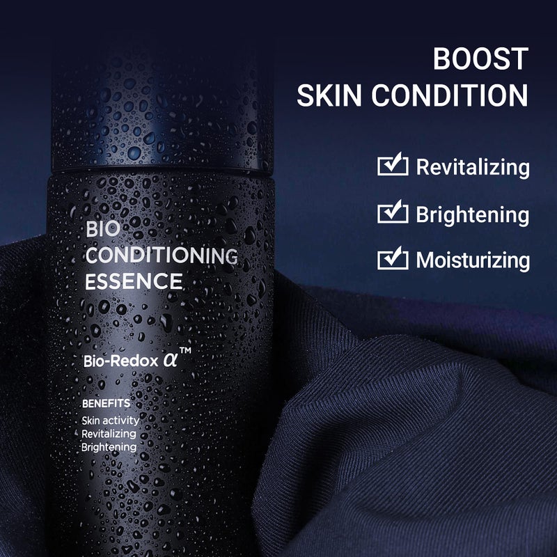 IOPE Moisturizing Serum for Men - Men Bio Essence Intensive Anti Aging, Skin Tightening and Soothing, 3 in 1 Skincare for Fine Lines, 4.90 FL.OZ.(145ml) by Amorepacific - Image 4