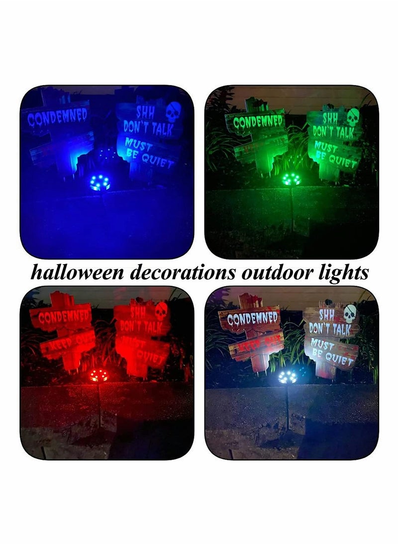 Generic Solar Ground Lights Outdoor, Multi-Color Auto-Changing Solar Outdoor Lights（4pcs）  - Image 2