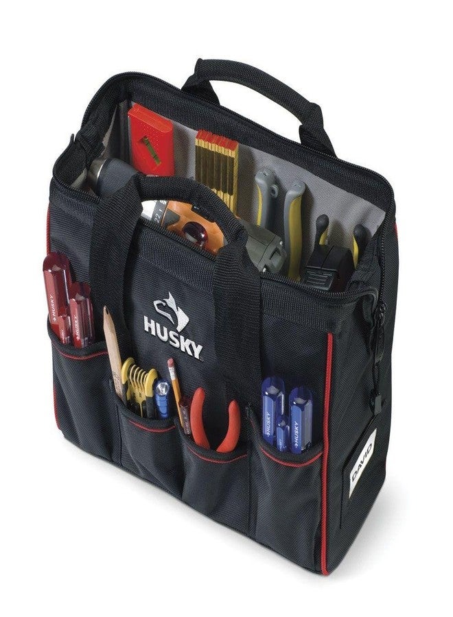 Husky 71787-2N09 14" L X 6" W X 11" H Large Mouth Bag for Tools and Accessories - Image 4
