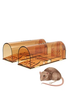 SYOSI 2 pack humane mouse traps for indoors no kill, Live trap animal friendly and safe, reusable  - Image 1