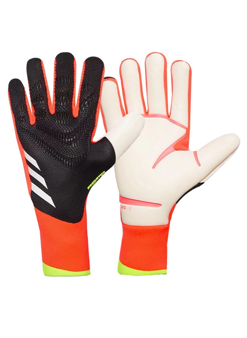 Predator Football Goalkeeper Gloves ,Professional Non-slip Goalie Gloves ,Soccer Goalie Gloves for Training u0026 Match - Anti-Slip Grip ,Size 7 - Image 1