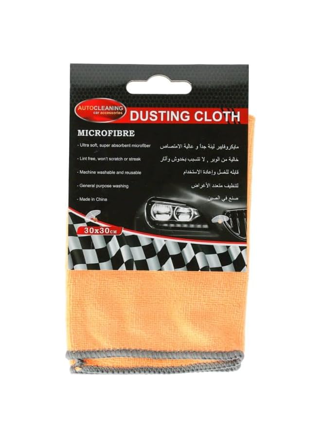 أوتو سمارت قطعة قماش لإزالة غبار السيارة برتقالية 30 × 30 سم
