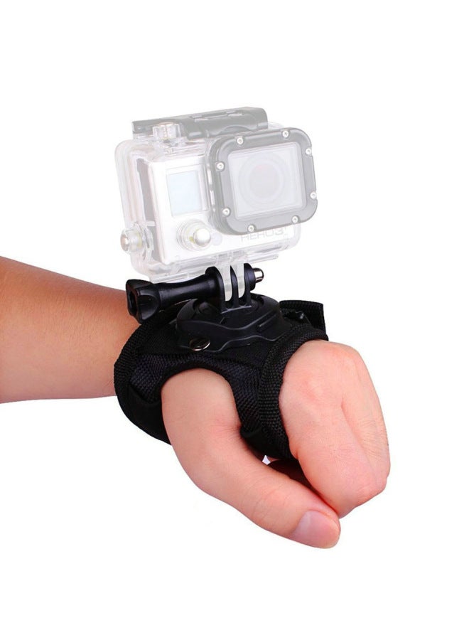 Generic DJI Sports Camera Accessories GP Wrist Strap Arm Strap Palm Strap Shoulder Strap School Bag Chuck With Chest Strap Holder-Color:Palm Band  - Image 1