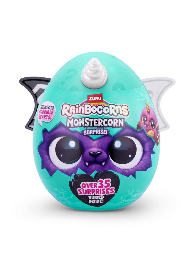 Rainbocorns Rainbocorns Monstercorn Surprise Vampire Rat - Surprise Unboxing Soft Toy, Fantasy Monster Gifts for Girls, Imaginary Play with Wearable Accessories - Image 2