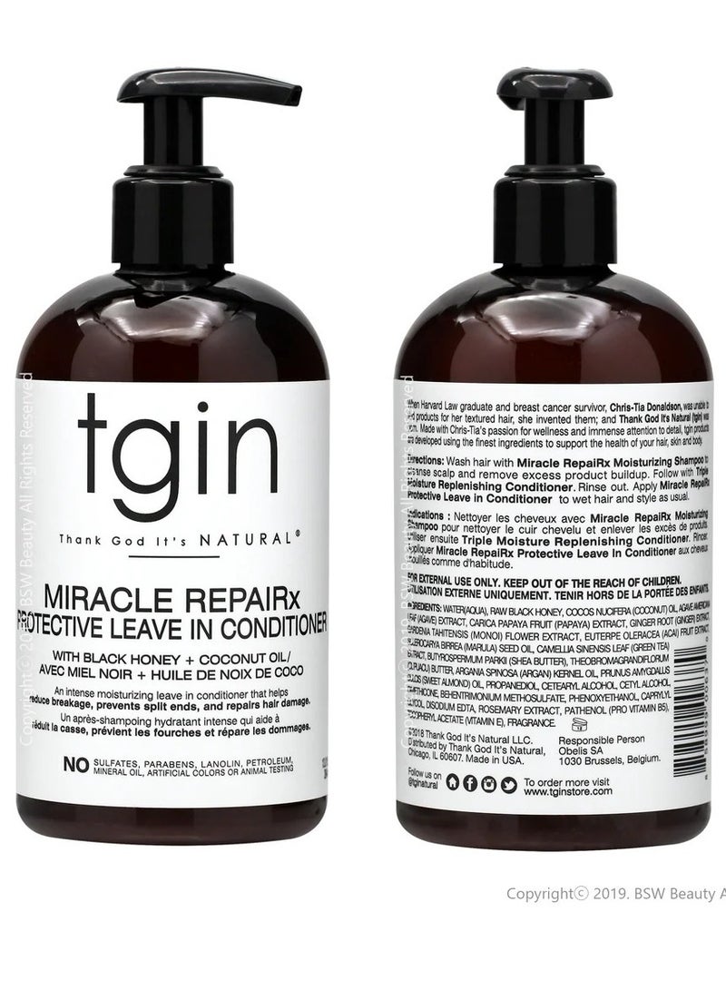 Tgin Miracle Repair Leave-In Conditioner 384 ml - Image 2