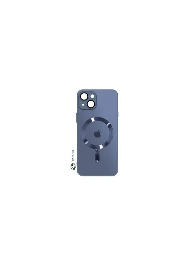 CATANES iphone 14 Case and Cover With MagSafe Built-in High-Grade TPU Material Blue - Image 2