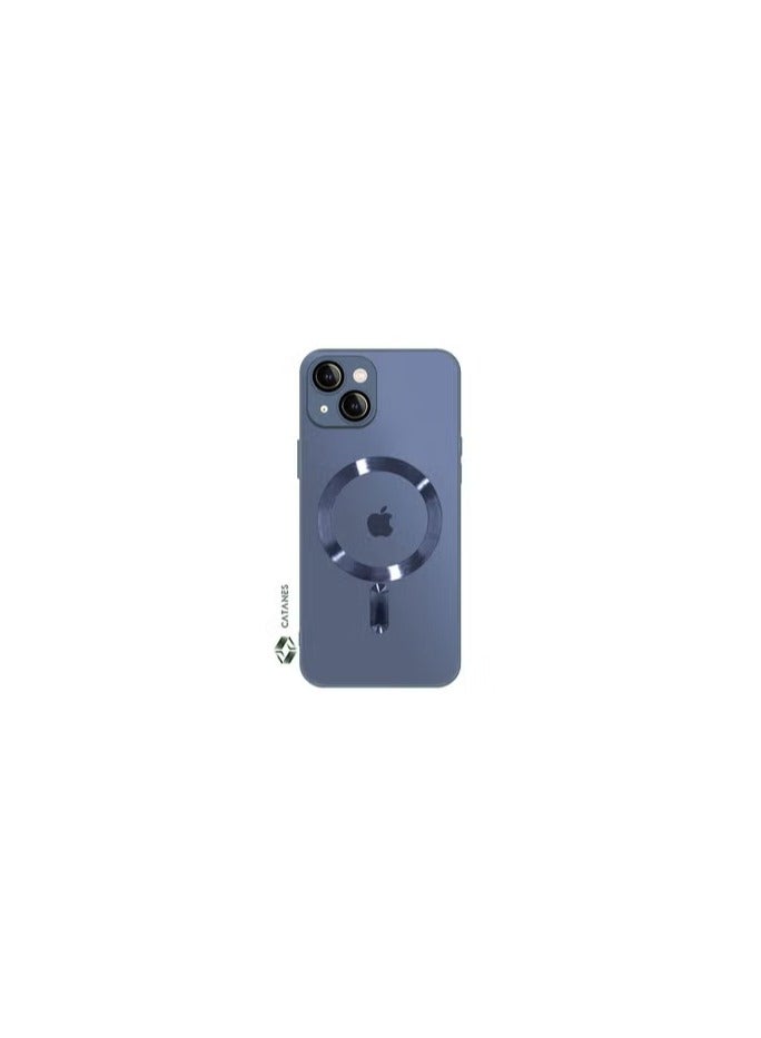 CATANES iphone 14 Case and Cover With MagSafe Built-in High-Grade TPU Material Blue - Image 1