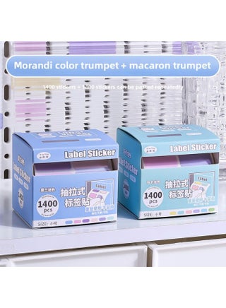 Preferential Convenience High Name Sticker Sticker Sticker Student Pull Value Mark Yan Chronicle Memo Sticker Special Sticker Label-Color:[macaron Small + Morandi Trumpet] 2 Boxes With 2800 Stickers In Total - pzsku/Z865488989C706D862395Z/45/1746222363/e1a62a33-da1e-431a-8c53-4bc3d5aa60e6