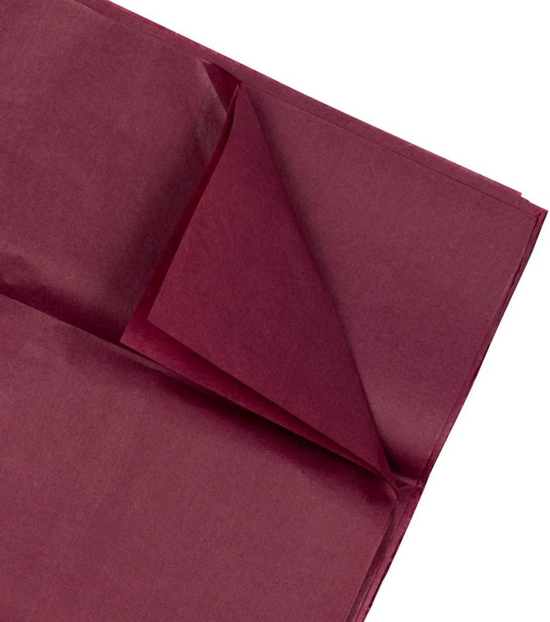 JAM Paper Tissue Paper - Burgundy - 10 Sheets/Pack - Image 2