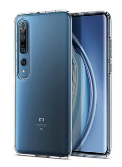For Xiaomi Mi 10 Back Case with edges cover and protect the camera - Clear