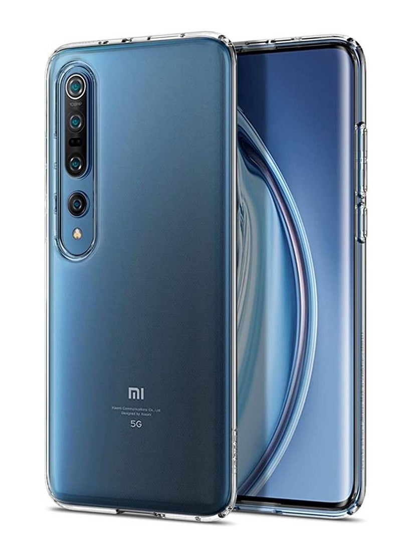 Generic - For Xiaomi Mi 10 Back Case with edges cover and protect the camera - Clear - Image 1