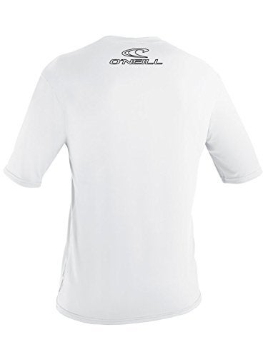 O'Neill Youth Basic Skins UPF 50+ Short Sleeve Sun Shirt, White,14 - Image 3