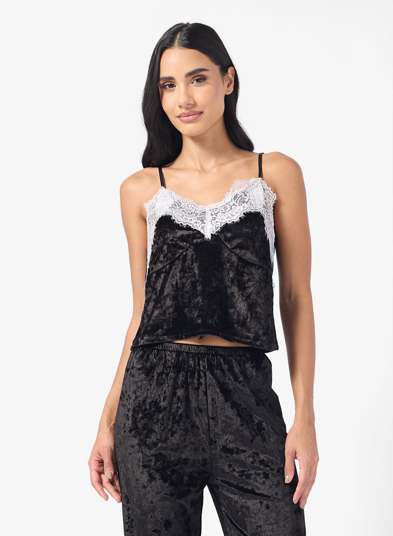 جينجر طقم بيجامة مخملي مريح - Image 3