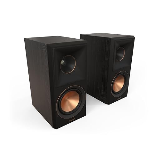 Klipsch Reference Premiere RP-500M II Ebony Bookshelf Speakers - Image 1