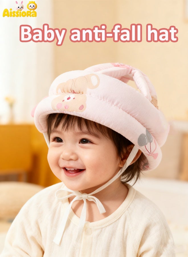 Aissiora Baby Helmet for Crawling Walking Adjustable Baby Anti-Fall Head Protection Cushion Pillow Toddler Infant Cap Bumper Bonnet Child Protective Head Guard Hat for Playing - Image 1